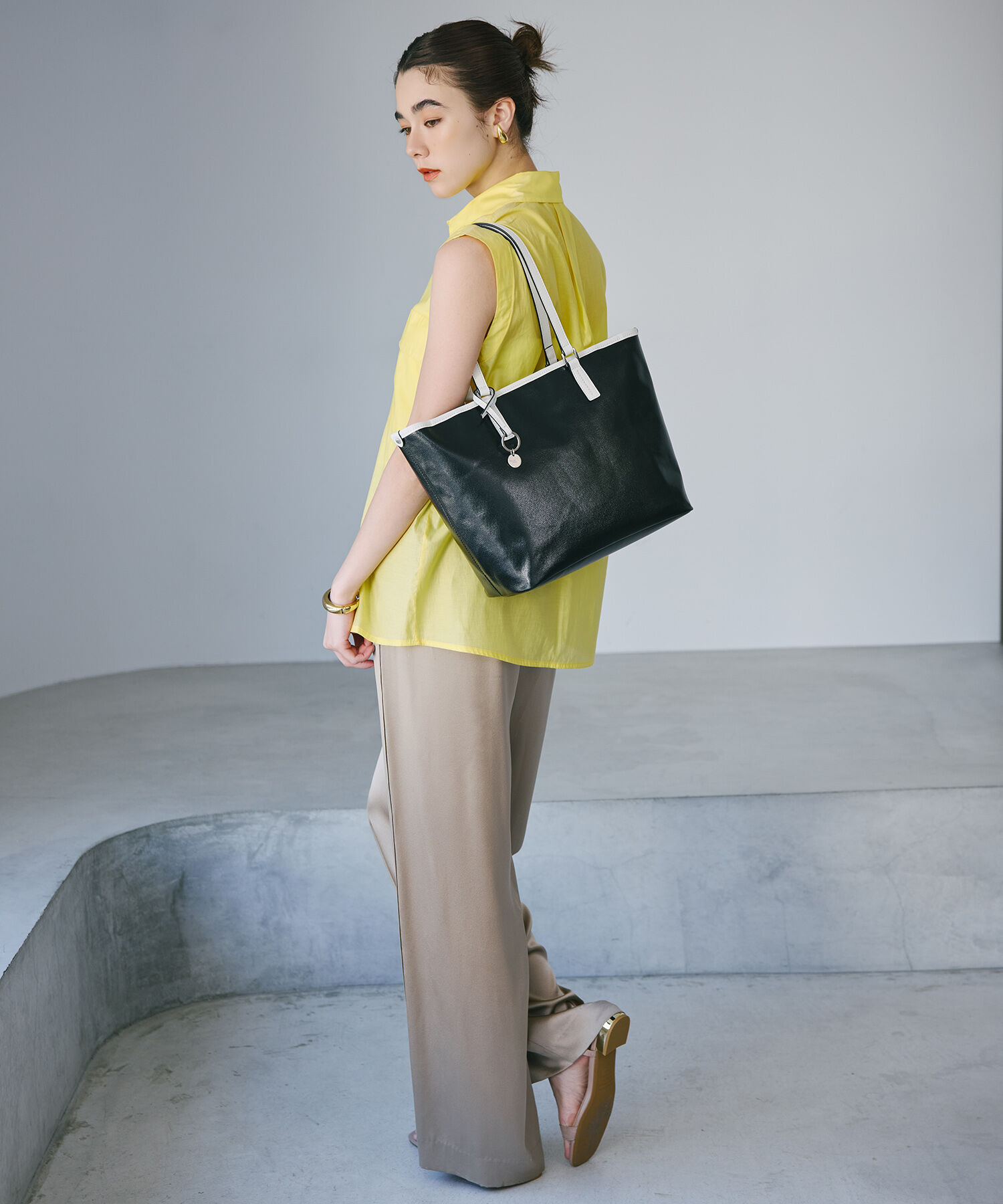 TOPKAPI TREASURE「【TREASURE TOPKAPI】PVCコート キャンバス トートバッグ / A4対応 / 撥水」|トートバッグ|