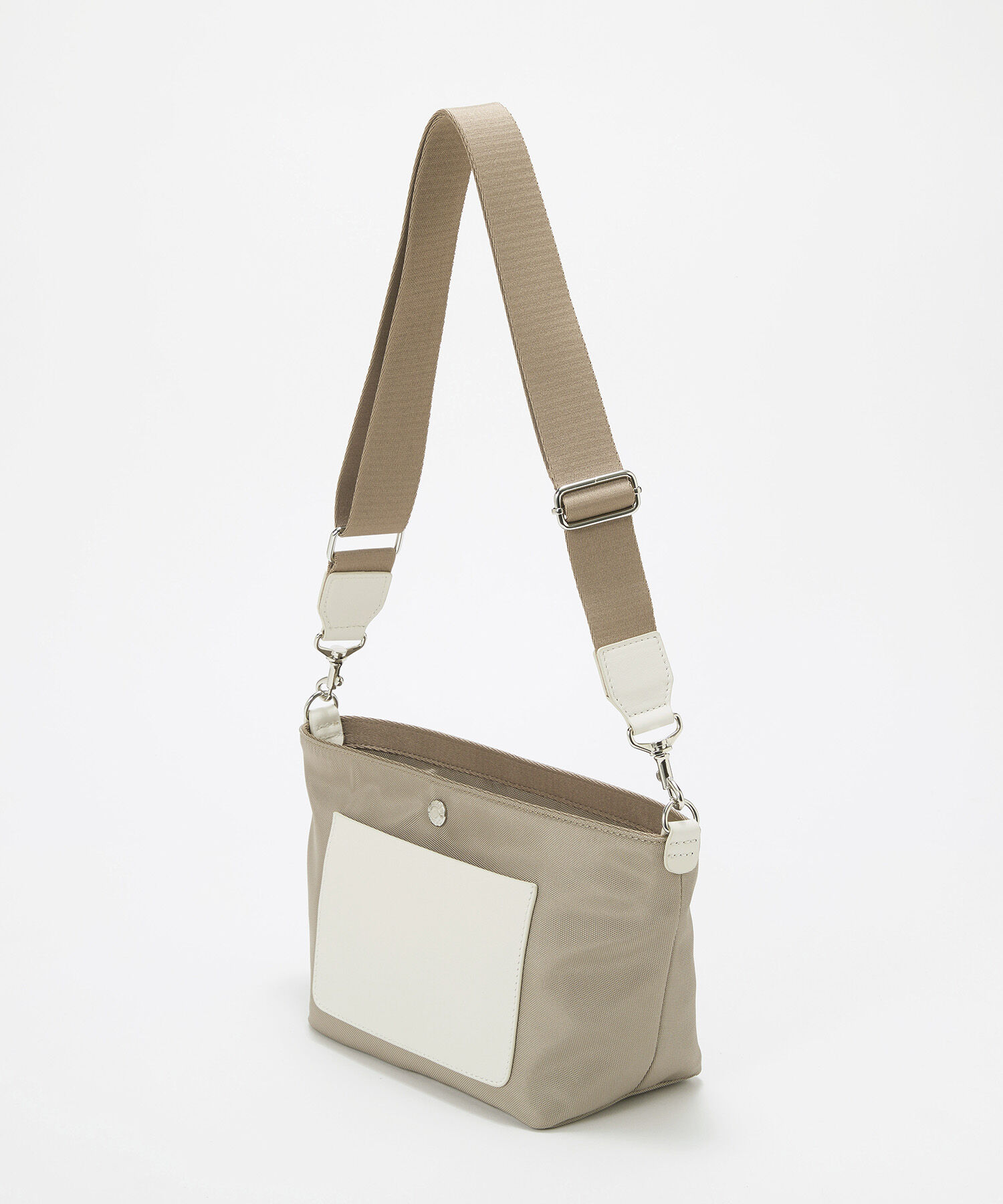 TOPKAPI BREATH「【Breath TOPKAPI sis】【WEB限定】ナイロン レザーポケット ミニ ショルダーバッグ 軽量 / CALM カーム　」|ショルダー・メッセンジャー|