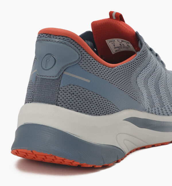 Orthofeet「【オーソフィート】ティロス ミディアム/スレートブルー オレンジ テキスタイル/シューズ メンズ」|スニーカー|