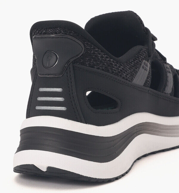 Orthofeet「【オーソフィート】ヴィーナス ワイド/ブラック テキスタイル/シューズ レディース」|スニーカー|