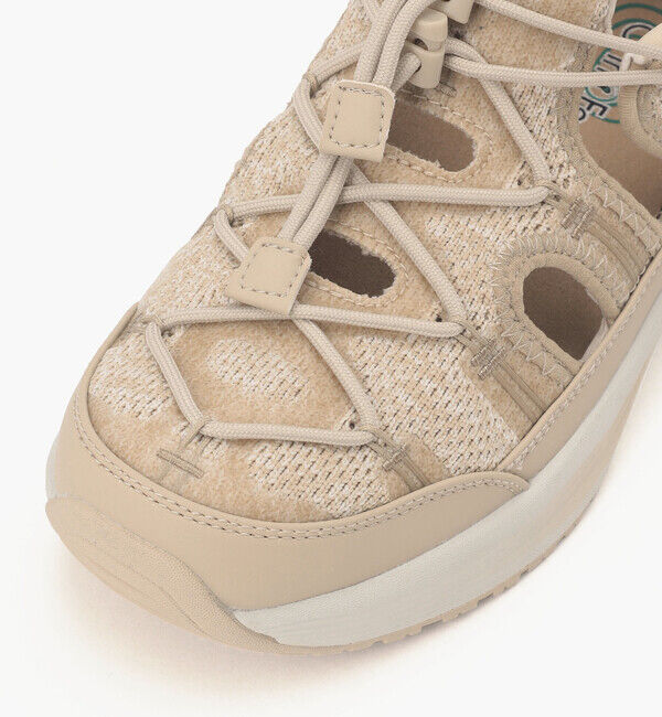 Orthofeet「【オーソフィート】ヴィーナス ワイド/ベージュ テキスタイル/シューズ レディース」|スニーカー|