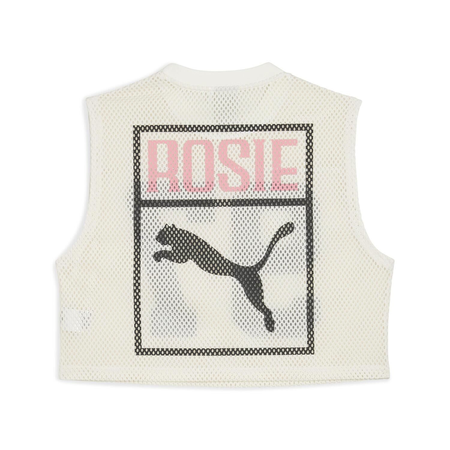 PUMA「【PUMA ｳｪｱ】W ROSE RELAXED MESH TOP」|Tシャツ・カットソー|