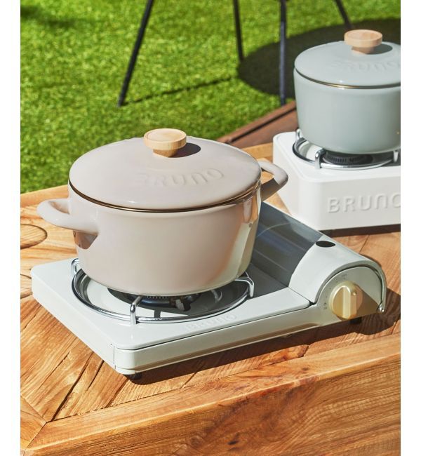 BRUNO「ホーロー両手鍋 20cm」|食器・キッチングッズ|