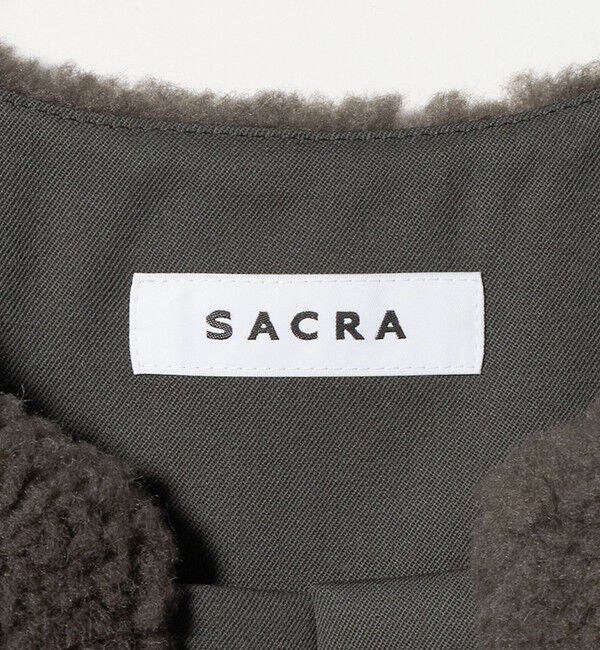 UNITED ARROWS「＜SACRA＞ボア ミニベスト」|ベスト・ジレ|