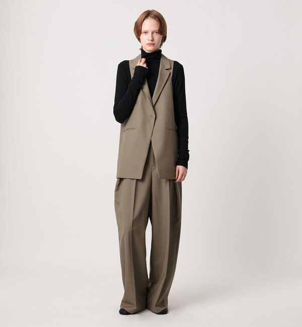 AEWEN MATOPH「＜AEWEN MATOPH＞ウールモヘヤ アメリカンスリーブベスト」|ベスト・ジレ|