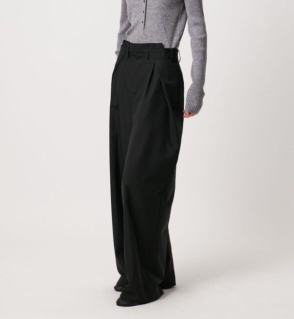 AEWEN MATOPH「＜AEWEN MATOPH＞ウールモヘヤ インタックパンツ」|チノ|