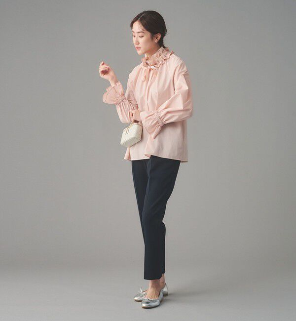 UNITED ARROWS「レースフリルカラー 2WAY ブラウス」|シャツ・ブラウス|
