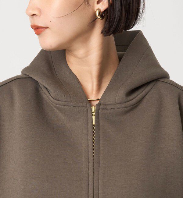 UNITED ARROWS green label relaxing「ダンボール ジップ フーディ」|パーカー|