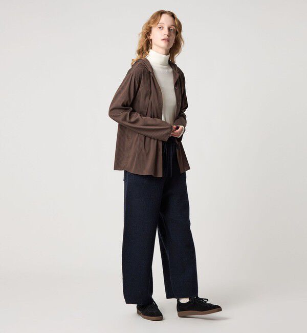 STEVEN ALAN「＜Steven Alan＞ストライプ フード シャツ」|シャツ・ブラウス|