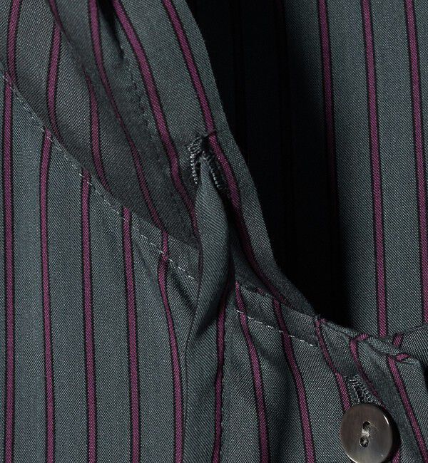 STEVEN ALAN「＜Steven Alan＞ストライプ フード シャツ」|シャツ・ブラウス|