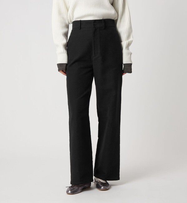 STEVEN ALAN「＜Steven Alan＞コットン モールスキン パンツ」|チノ|BLACK