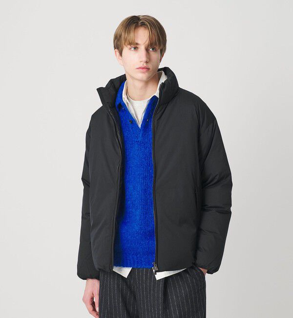 BEAUTY&YOUTH UNITED ARROWS「小松マテーレ スタンドカラー ダウンジャケット 700FP 撥水機能」|ダウン|BLACK