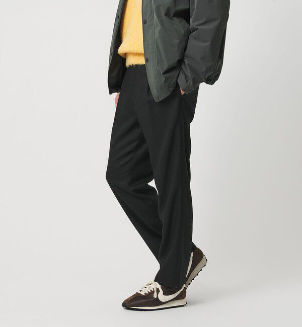 BEAUTY&YOUTH UNITED ARROWS「フラノ テーパード イージー パンツ NO.5 手洗い可能」|チノ|