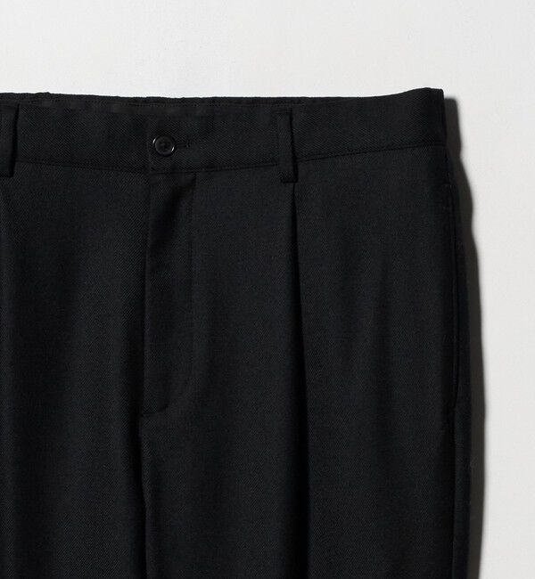 BEAUTY&YOUTH UNITED ARROWS「フラノ テーパード イージー パンツ NO.5 手洗い可能」|チノ|