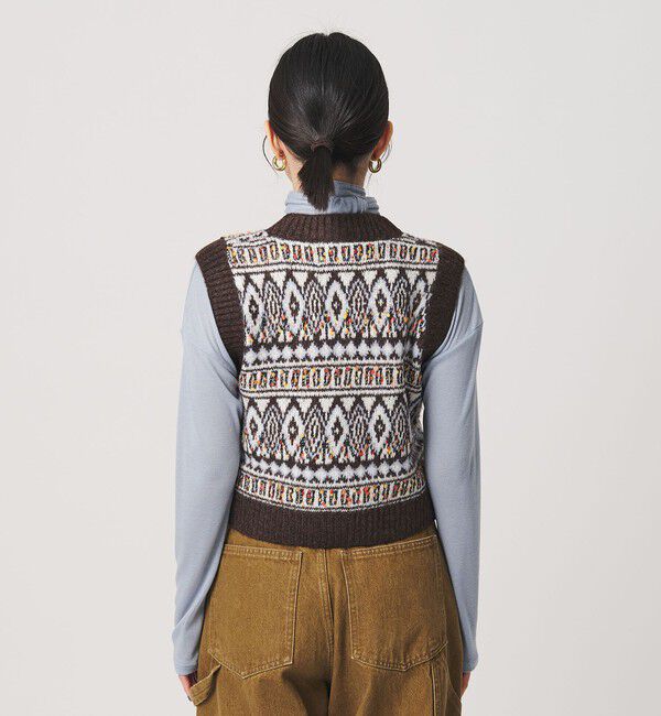 BEAUTY&YOUTH UNITED ARROWS「＜Lollys Laundry＞ジャガードニットベスト」|ベスト・ジレ|