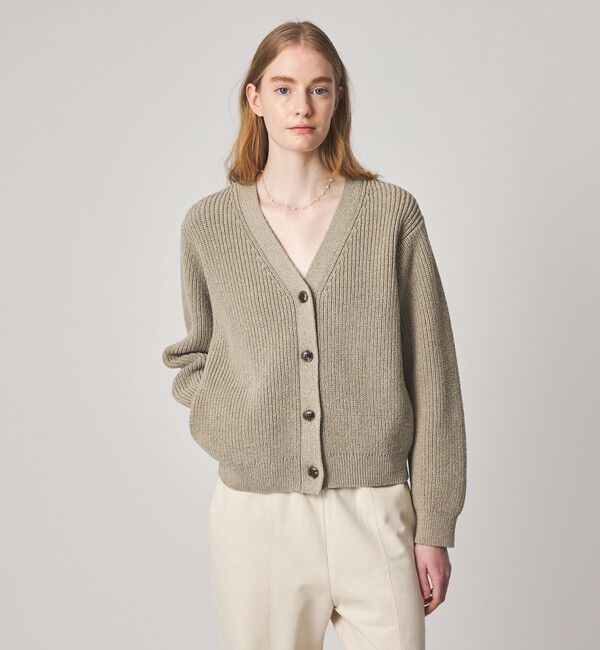 STEVEN ALAN「＜Steven Alan＞リリヤーン Vネック カーディガン」|カーディガン|BEIGE