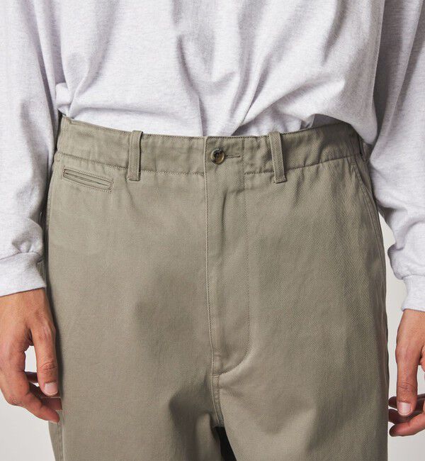 STEVEN ALAN「＜Steven Alan＞ ウエポン ニドム アーミー ノープリーツ トラウザーズ」|チノ|