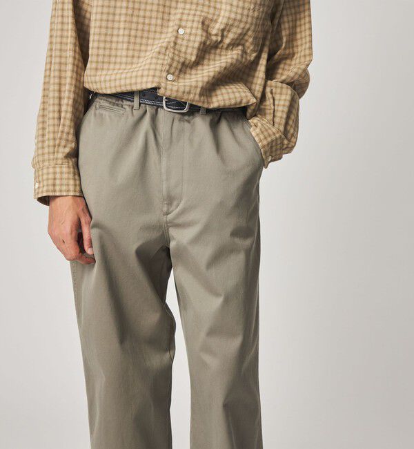 STEVEN ALAN「＜Steven Alan＞ ウエポン ニドム アーミー ノープリーツ トラウザーズ」|チノ|