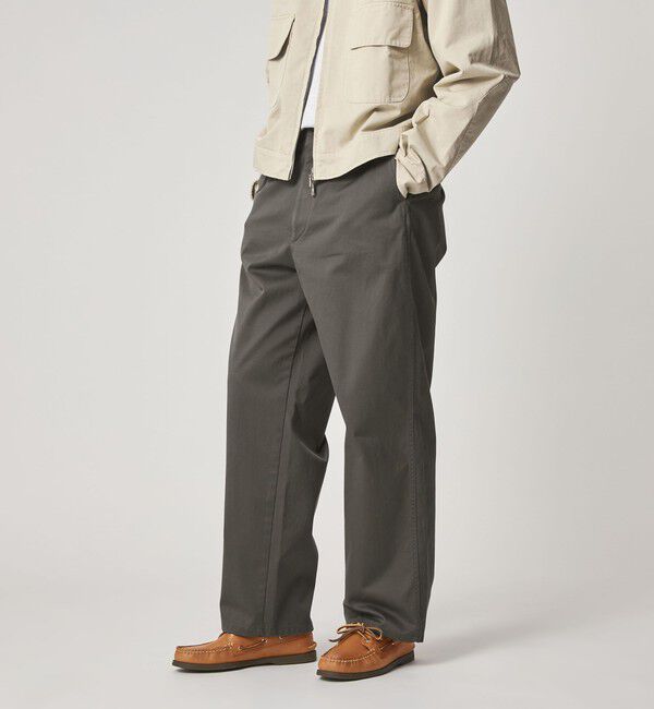 STEVEN ALAN「＜Steven Alan＞ ウエポン ニドム アーミー ノープリーツ トラウザーズ」|チノ|