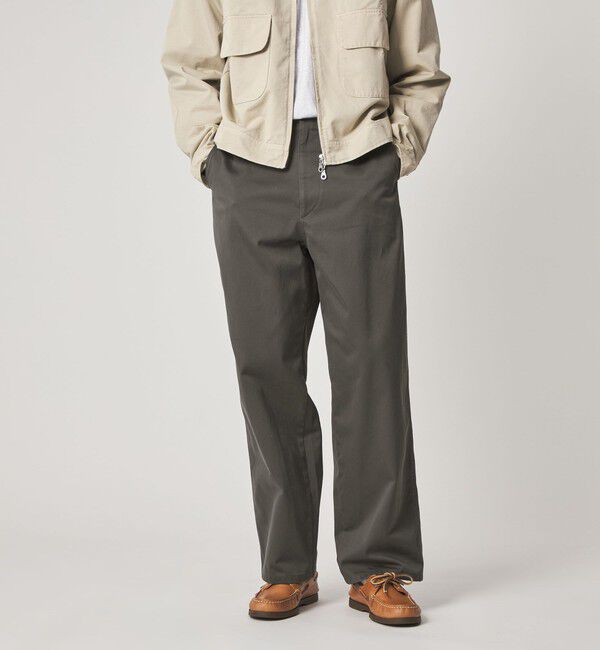 STEVEN ALAN「＜Steven Alan＞ ウエポン ニドム アーミー ノープリーツ トラウザーズ」|チノ|