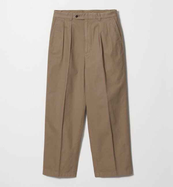 STEVEN ALAN「＜Steven Alan＞ ガーメントダイ ハイツイスト イン ツープリーツ ドレス トラウザーズ」|スラックス|MOCA