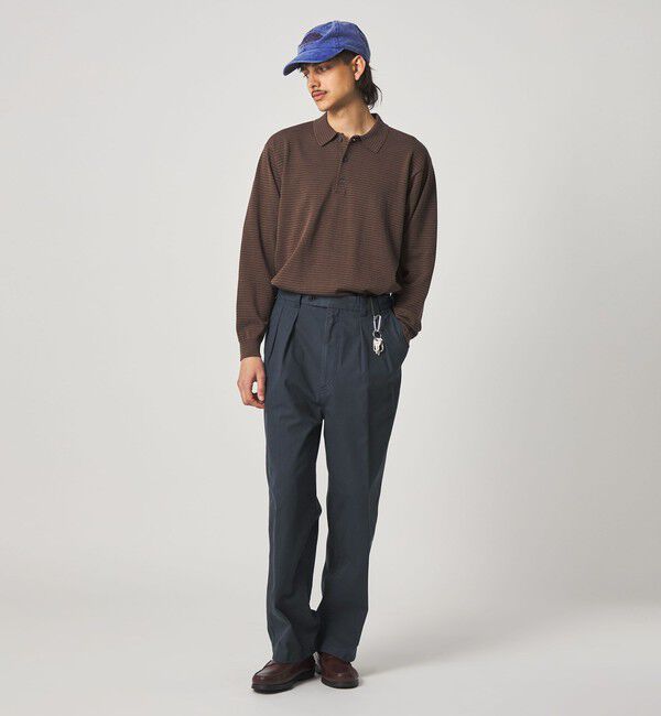 STEVEN ALAN「＜Steven Alan＞ ガーメントダイ ハイツイスト イン ツープリーツ ドレス トラウザーズ」|スラックス|