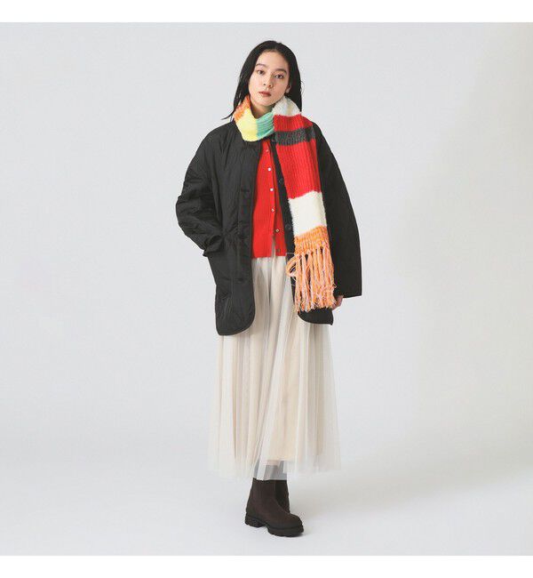 Ray BEAMS 「キルティング ノーカラー ブルゾン」|ブルゾン・スタジャン|