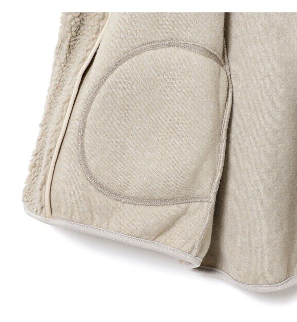 Ray BEAMS 「Gymphlex / フーデッド ボア ベスト」|ベスト・ジレ|