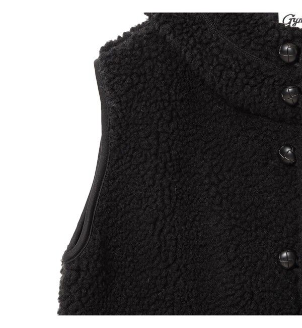 Ray BEAMS 「Gymphlex / フーデッド ボア ベスト」|ベスト・ジレ|