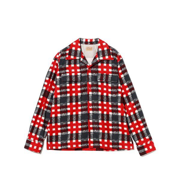 BEAMSBOY「STYLE EYES / Mid 1950s Style Flannel Sports Shirt &ldquo;PLAID&rdquo;」|シャツ・ブラウス|RED