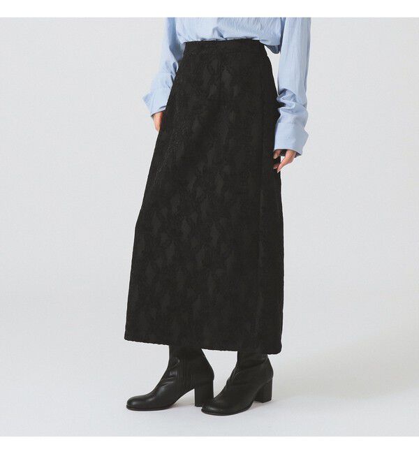 Ray BEAMS 「起毛 レース タイト スカート」|タイト|