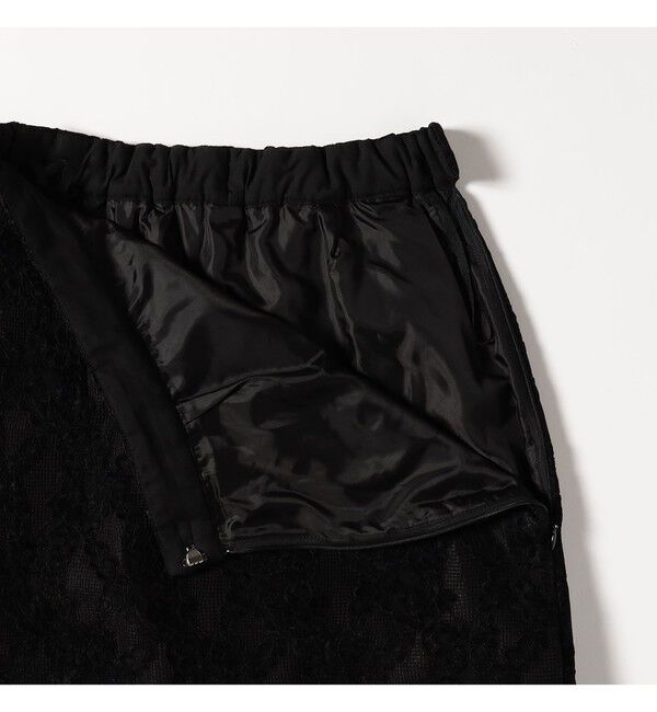 Ray BEAMS 「起毛 レース タイト スカート」|タイト|