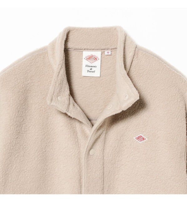 Ray BEAMS 「DANTON / DOUBLE FACE BOA STAND COLLAR CARDIGAN」|ブルゾン・スタジャン|