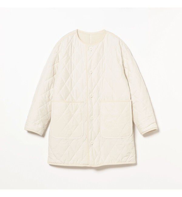 Ray BEAMS 「ボア キルト リバーシブル コート」|ダッフルコート|