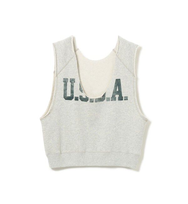 BEAMSBOY「カットオフ スウェット ベスト」|ベスト・ジレ|