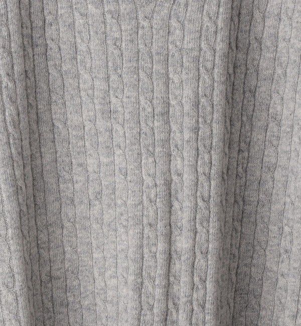 SHIPS「ALAN PAINE: 12ゲージ ジーロンラム ケーブル編み Vネック ニットベスト」|ベスト・ジレ|