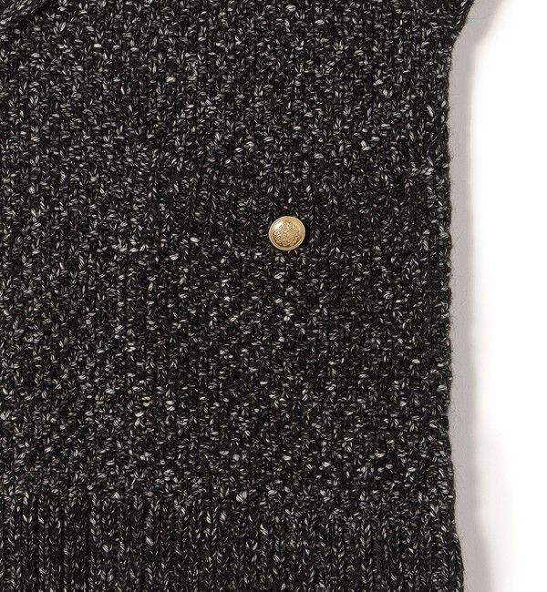 SHIPS for women「〈手洗い可能〉ツイード金ボタンニットベスト◇」|ベスト・ジレ|