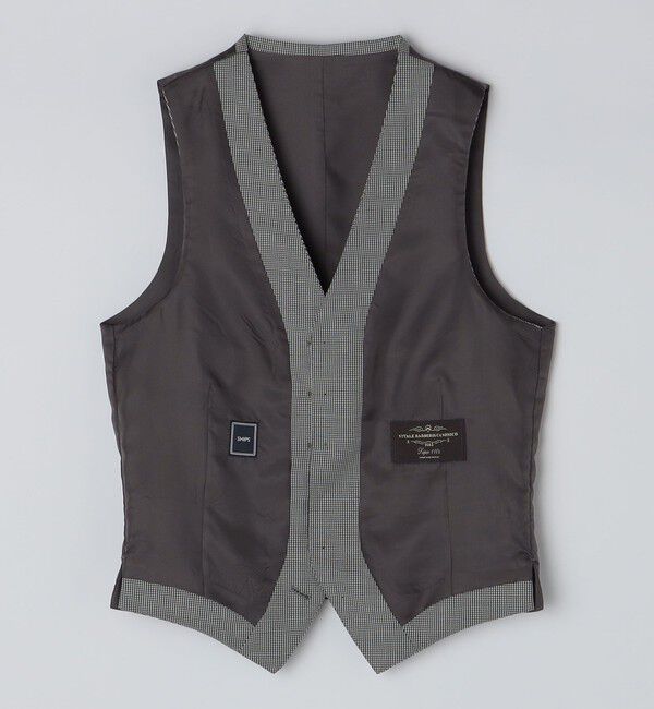 SHIPS「SHIPS: フォーマル ハウンドトゥース ベスト」|ベスト・ジレ|