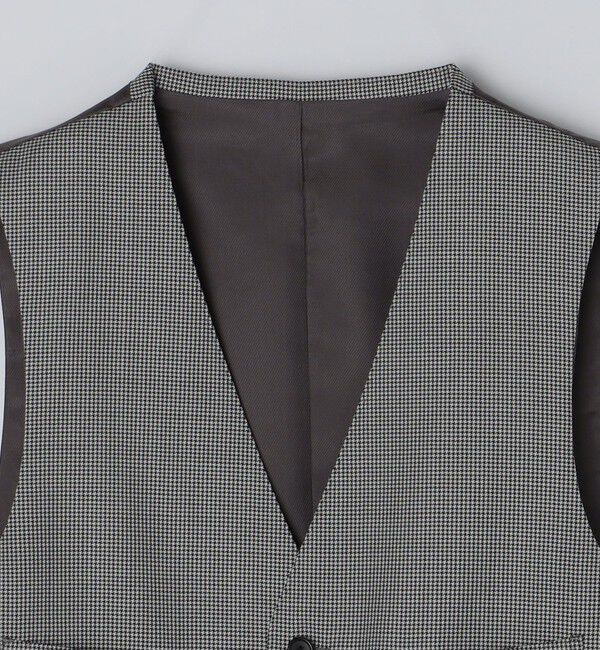 SHIPS「SHIPS: フォーマル ハウンドトゥース ベスト」|ベスト・ジレ|