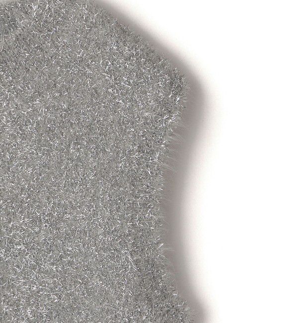 SHIPS for women「*〈手洗い可能〉グリッター ラメ フェザー ベスト 24SS ◇」|ベスト・ジレ|