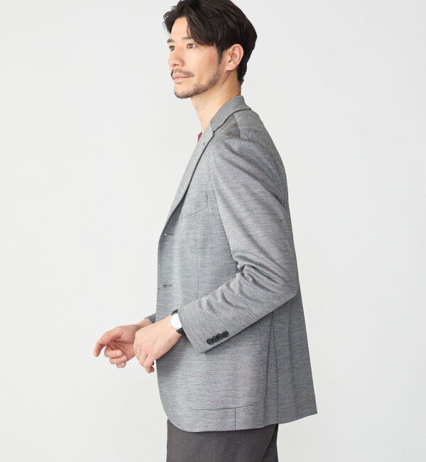 SHIPS「SHIPS: 〈手洗い可能〉ラミー ジャージー ジャケット」|テーラードジャケット|