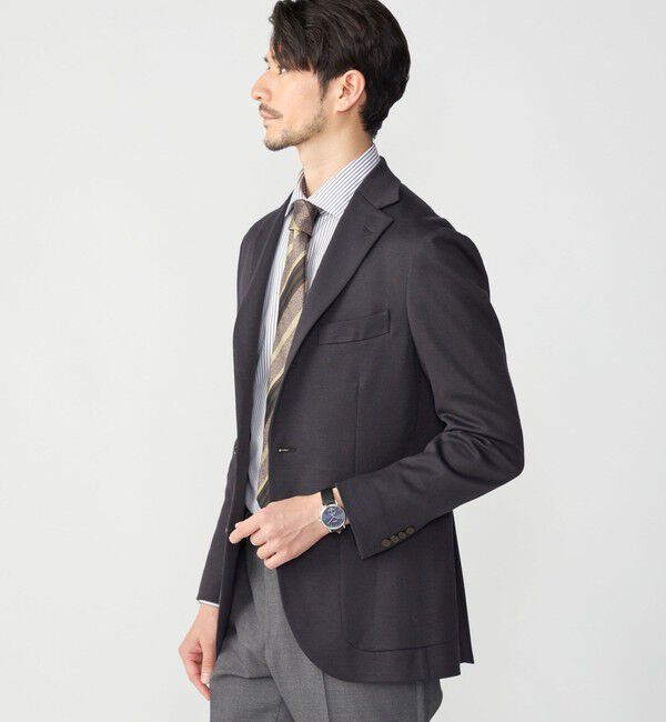 SHIPS「SHIPS: 〈手洗い可能〉ラミー ジャージー ジャケット」|テーラードジャケット|