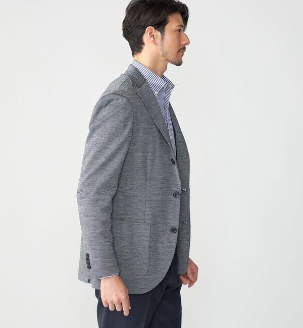 SHIPS「SHIPS: 〈手洗い可能〉ラミー ジャージー ジャケット」|テーラードジャケット|