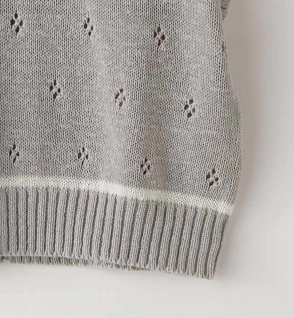 SHIPS KIDS「SHIPS KIDS:100～125cm / サマーニット ベスト」|ベスト・ジレ|