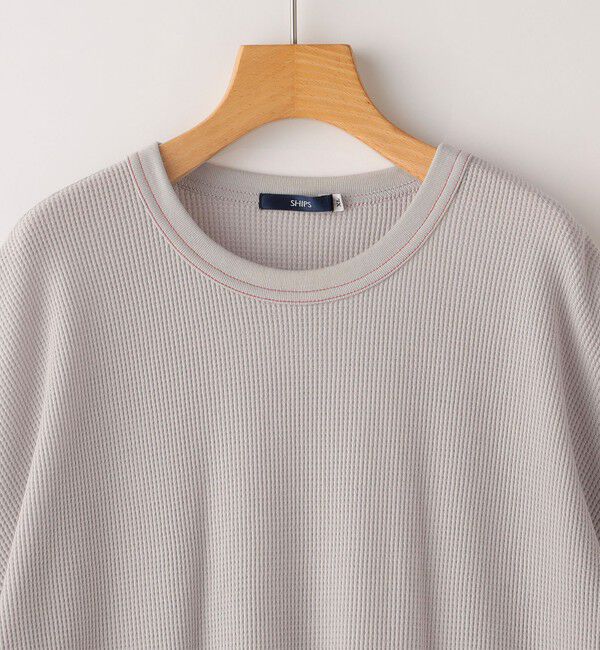 SHIPS KIDS「THYARD:130～170cm / ワッフル 半袖 TEE」|Tシャツ・カットソー|