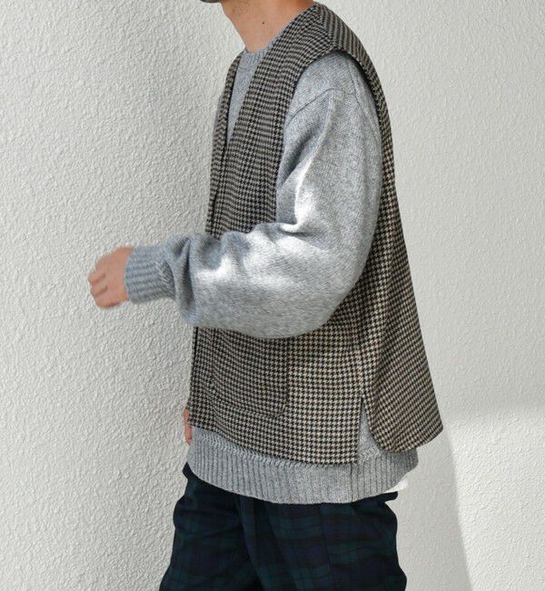 SHIPS any「SHIPS any: 〈手洗い可能〉リラックス ツイード ジップ ベスト◇」|ベスト・ジレ|