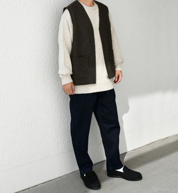 SHIPS any「SHIPS any: 〈手洗い可能〉リラックス ツイード ジップ ベスト◇」|ベスト・ジレ|