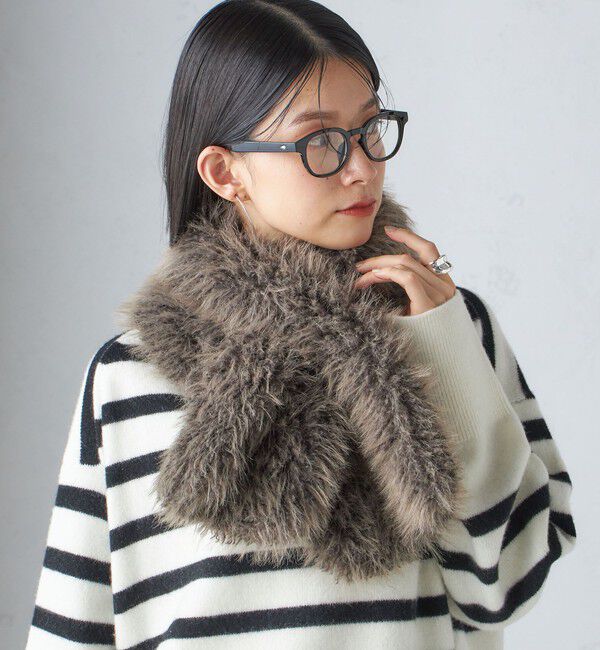 SHIPS for women「プードル ファー マフラー」|マフラー|