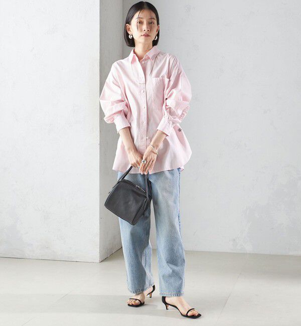 SHIPS for women「〈洗濯機可能〉ピン オックス 刺繍 シャツ」|シャツ・ブラウス|