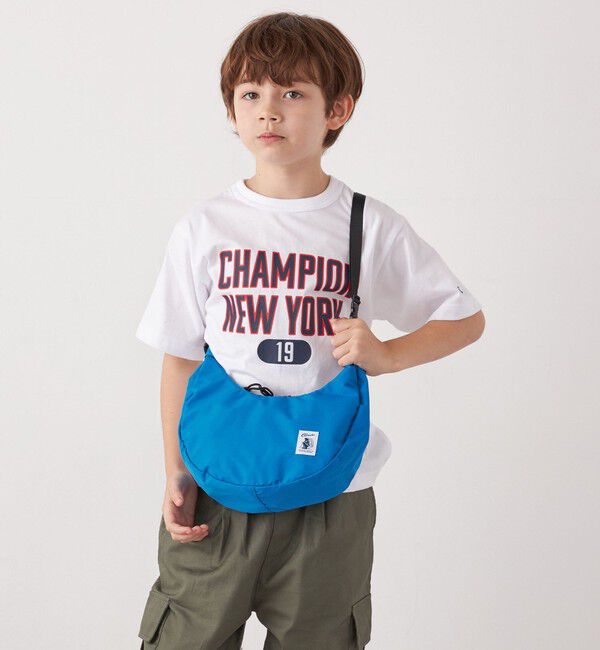 SHIPS any「【SHIPS any別注】COBMASTER: バナナ ショルダー 2WAY バッグ<KIDS>」|ショルダー・メッセンジャー|ブルー